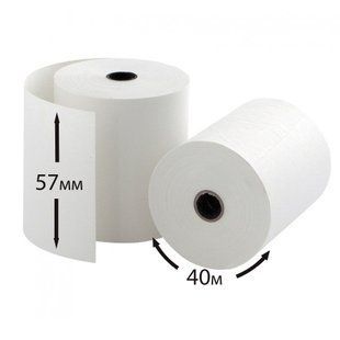 Кассовая лента 57мм x 40м 2206 фото