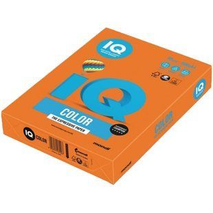 Бумага цветная IQ Color A4 80 г/м2 500 л. оранжевый OR43 1203 фото