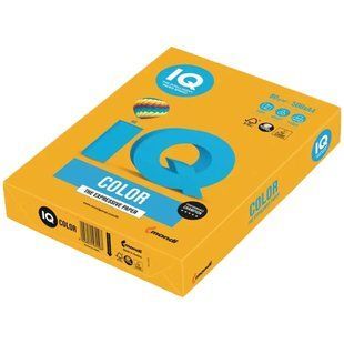 Бумага цветная IQ Color A4 80 г/м2 500 л. старое золото AG10 1205 фото